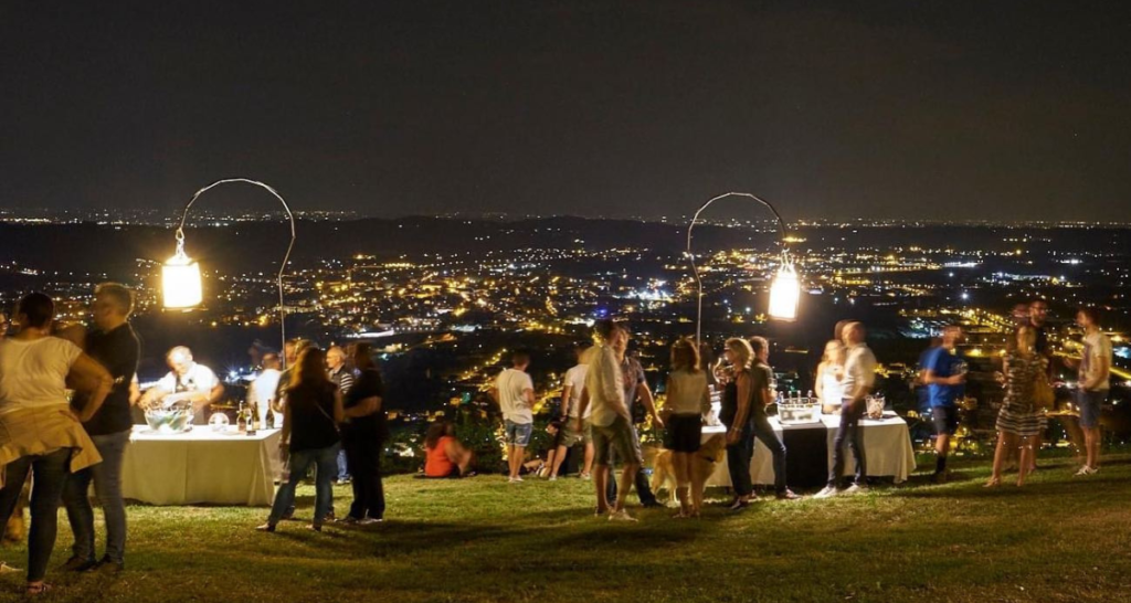 magica atmosfera all'evento Dalla Cima al Fondo